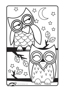 autumn,coloring,craft-coloring,fall,owl