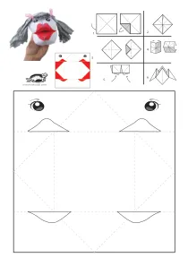 face,fine-motor,mothers-day,origami,paper-toy,scissors