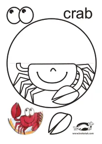 3d,crab,craft,craft-coloring,creature,dancing,sea,summer