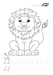 fine-motor,lion,prewriting