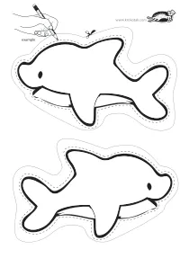 dolphin,fine-motor,fish,prewriting,sea