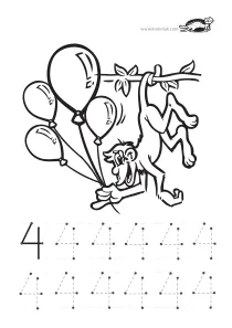 balloon,math,monkey,numbers