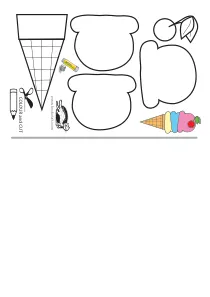 collage,cream,fine-motor,ice,ice-cream,scissors,summer