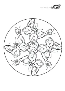 butterfly,coloring,craft-coloring,insect,mandala,spring