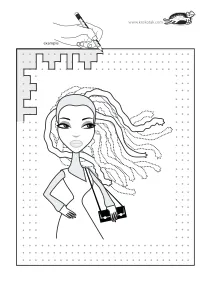 dots,fine-motor,girl