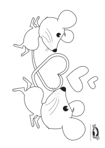 coloring,craft,craft-coloring,heart,mother,mothers-day,mouse,valentines-day