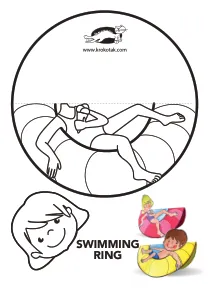 3d,craft,craft-coloring,dancing,lifebelt,ring,summer,swim