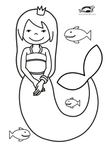 coloring,craft-coloring,mermaid,summer