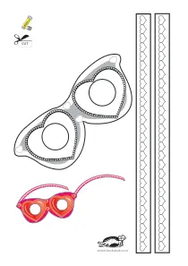 craft,craft-coloring,glasses,heart,mothers-day,paper-toy,valentines-day