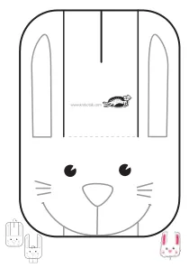 bunny,craft,craft-coloring,easter,rabbit