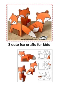 autumn,craft-coloring,fox