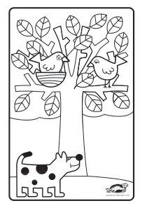 coloring,craft-coloring,spring