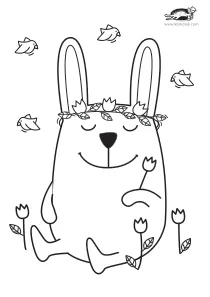 bunny,coloring,craft-coloring,rabbit,spring
