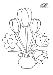 coloring,craft,craft-coloring,flower,mother,mothers-day,spring,tulip