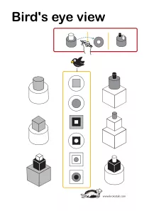 bird&#x27;s eye view,direction,logic