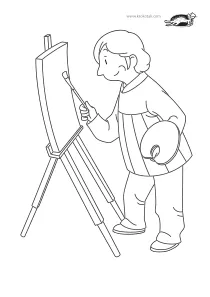 artist,coloring,craft-coloring,occupation,profession