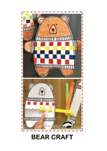 bear,craft-coloring,winter