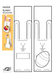 bookmark,bunny,craft,craft-coloring,easter,rabbit