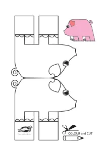 fine-motor,pig,scissors