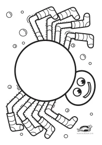 coloring,craft-coloring,halloween,spider