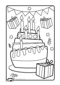 birthday,cake,coloring,craft-coloring,food
