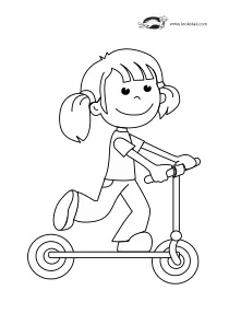 coloring,craft-coloring,scooter,sport,summer