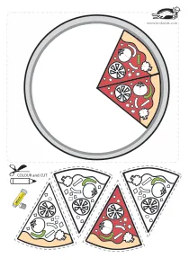 collage,fine-motor,food,pizza,scissors