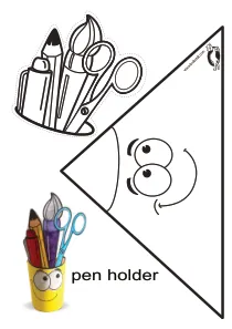 3d,craft,craft-coloring,holder,pen,pencil,school