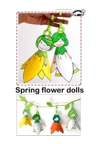 craft-coloring,flower,spring