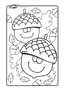 acorn,autumn,coloring,craft-coloring,fall,squirrel