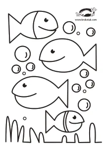 coloring,craft-coloring,fish,summer