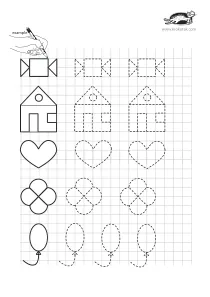 balloon,fine-motor,house,prewriting,squares