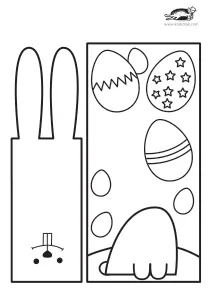 bunny,craft,craft-coloring,easter,rabbit,scissors