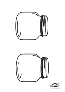 coloring,craft-coloring,food,jar