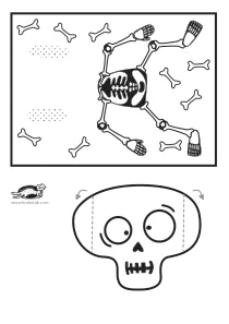 coloring,craft,craft-coloring,halloween,skeleton